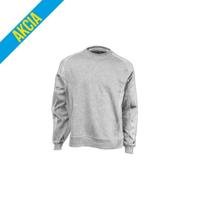 TRUE, mikina, Fleece, Crewneck, Pullover, silver, senior